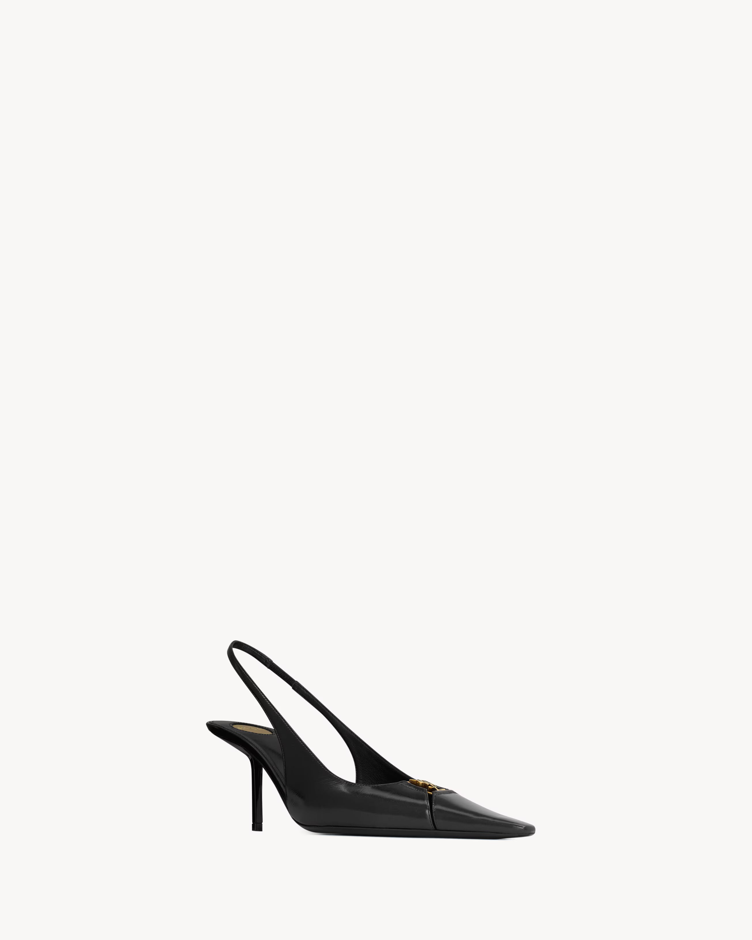 BABYLONE BRETEUIL slingback pumps in smooth leather in pakistan