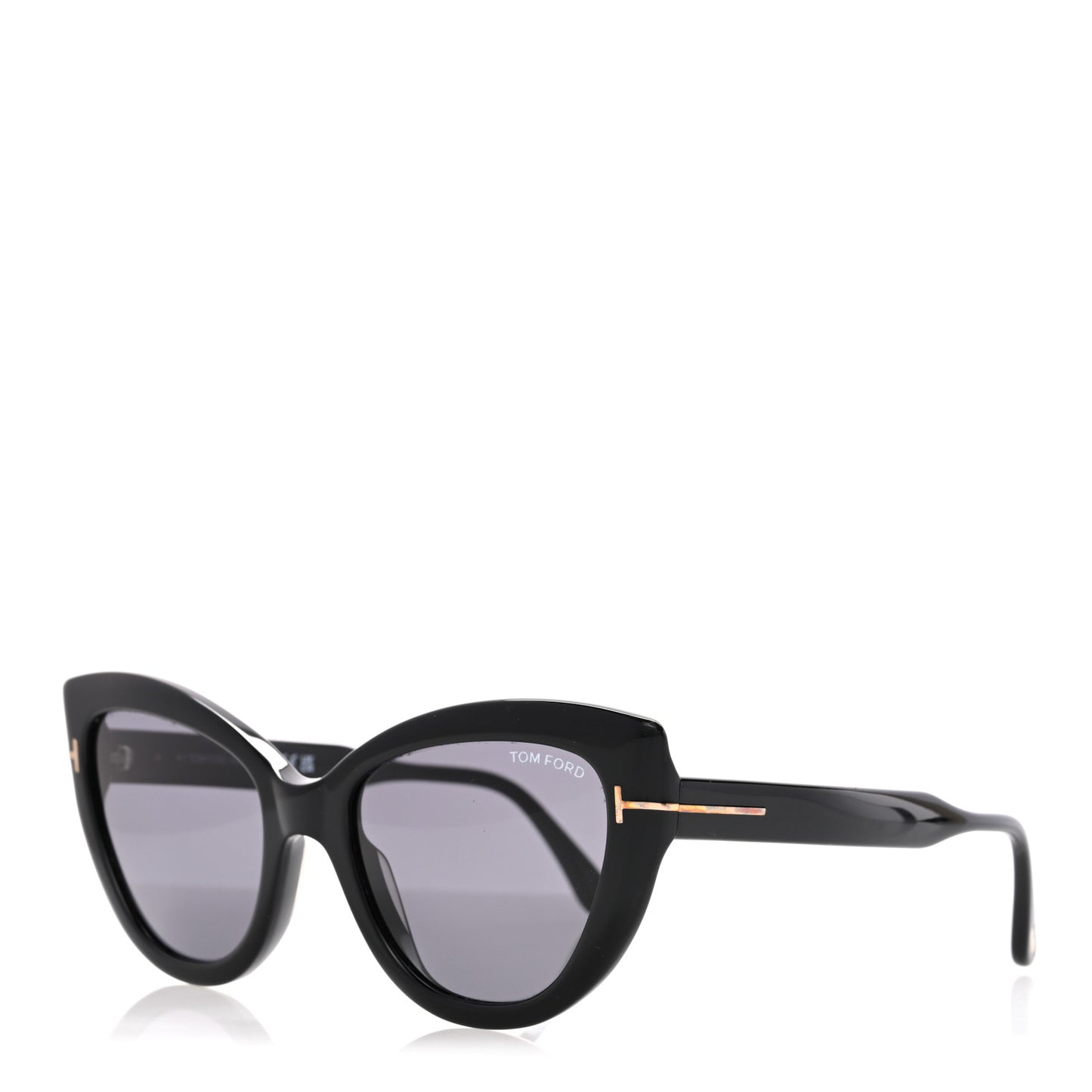 Tom Ford Acetate Anya Cat Eye Sunglasses TF762 Black