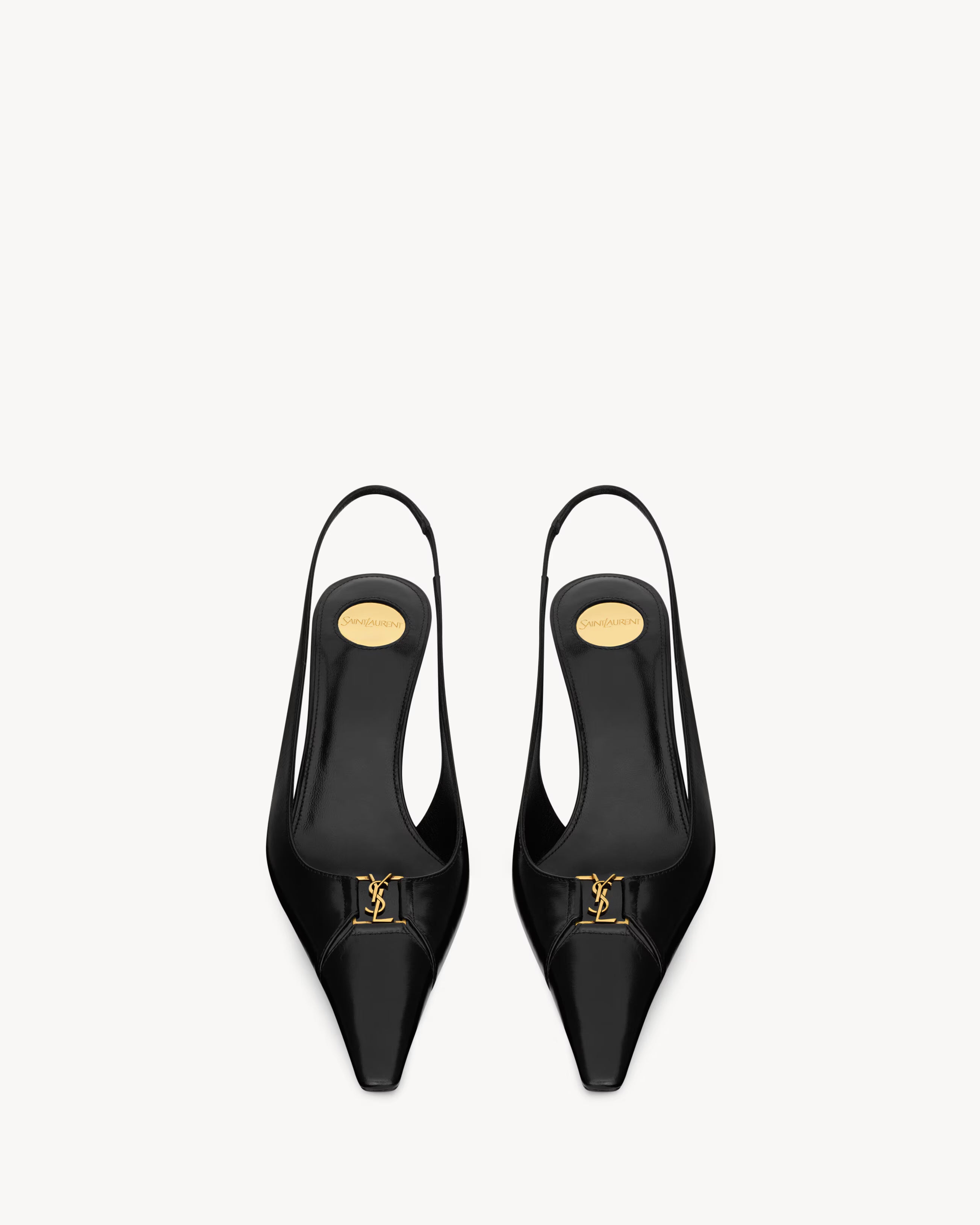 BABYLONE BRETEUIL slingback pumps in smooth leather in pakistan