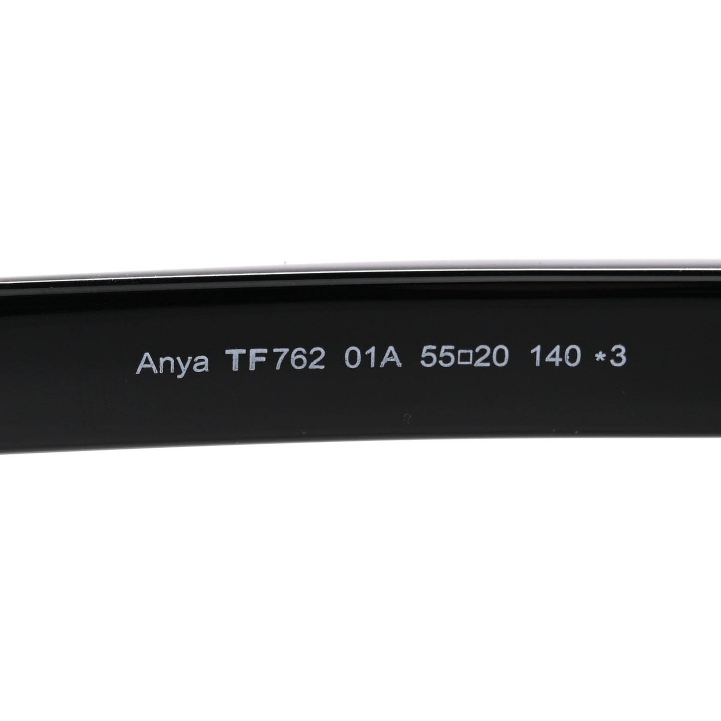 Tom Ford Acetate Anya Cat Eye Sunglasses TF762 Black